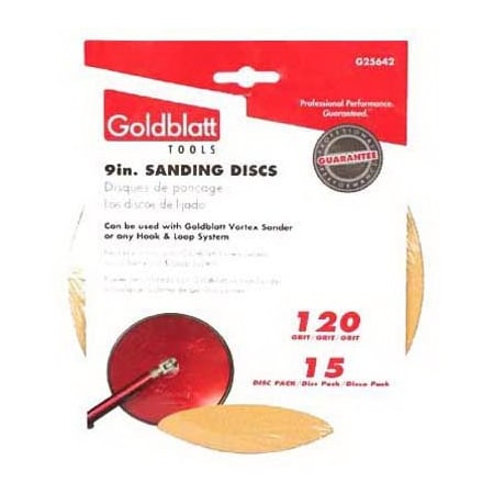 Goldblatt Industries 15PK 9 120G Sandpaper G25642
